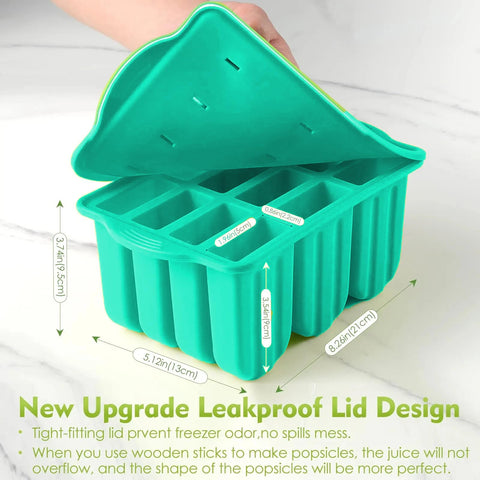 Elecphbo food grade silicone popsicle molds ensure safe at-home treats