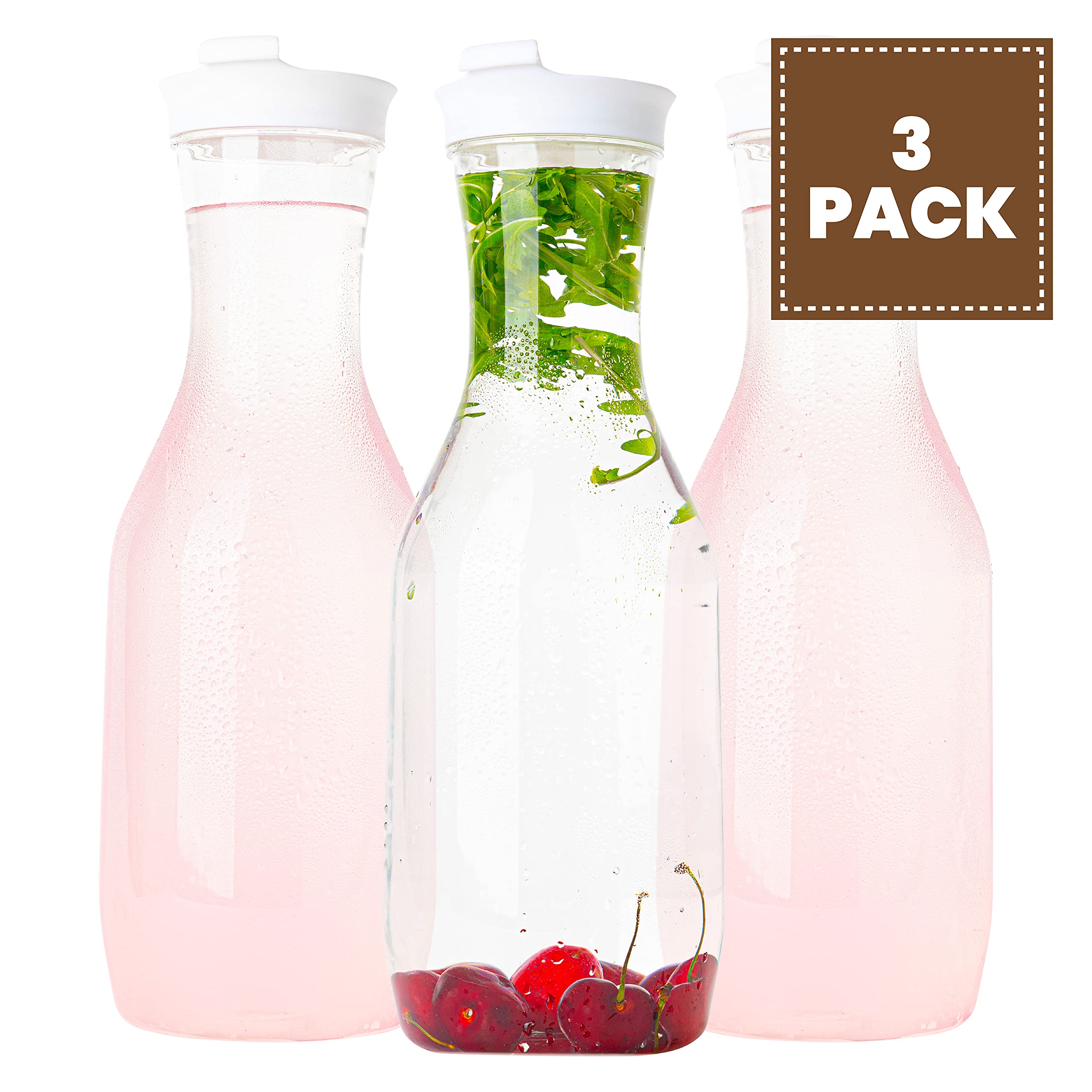 Elegant Disposables BPA-free recyclable pitcher offers eco-conscious, practical everyday use.