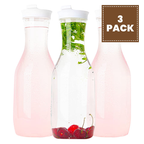 Elegant Disposables BPA-free recyclable pitcher offers eco-conscious, practical everyday use.