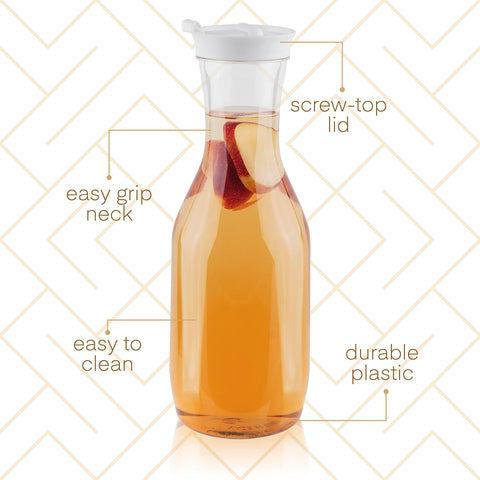 Elegant Disposables mimosa-bar pitcher supports party brunches with easy, stylish beverage display.