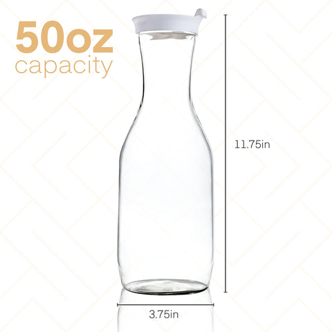 Elegant Disposables table pitcher with spout streamlines serving at restaurants or schools.