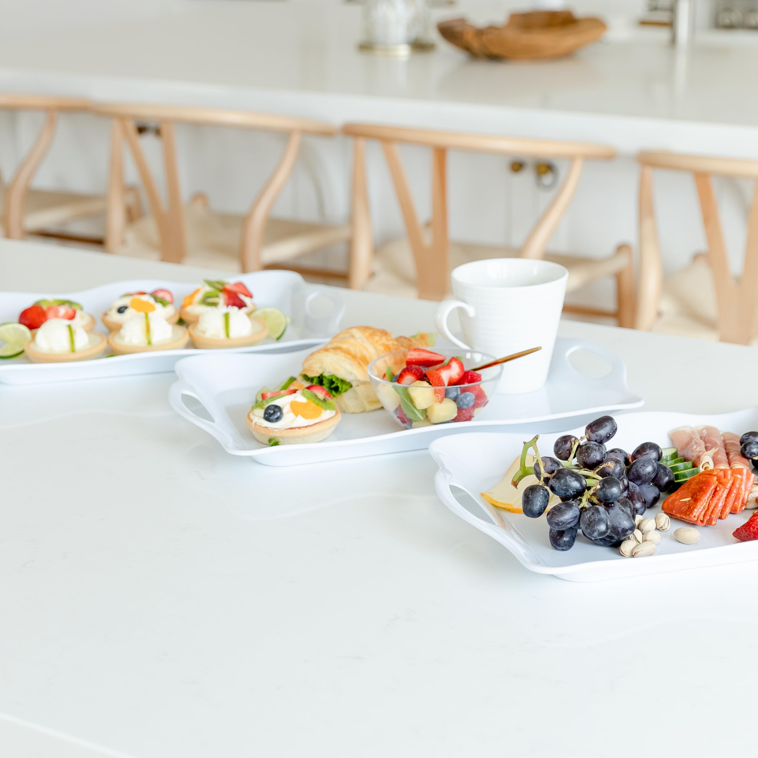 Elegant Eats large platter; perfect as a base for charcuterie and snacks.