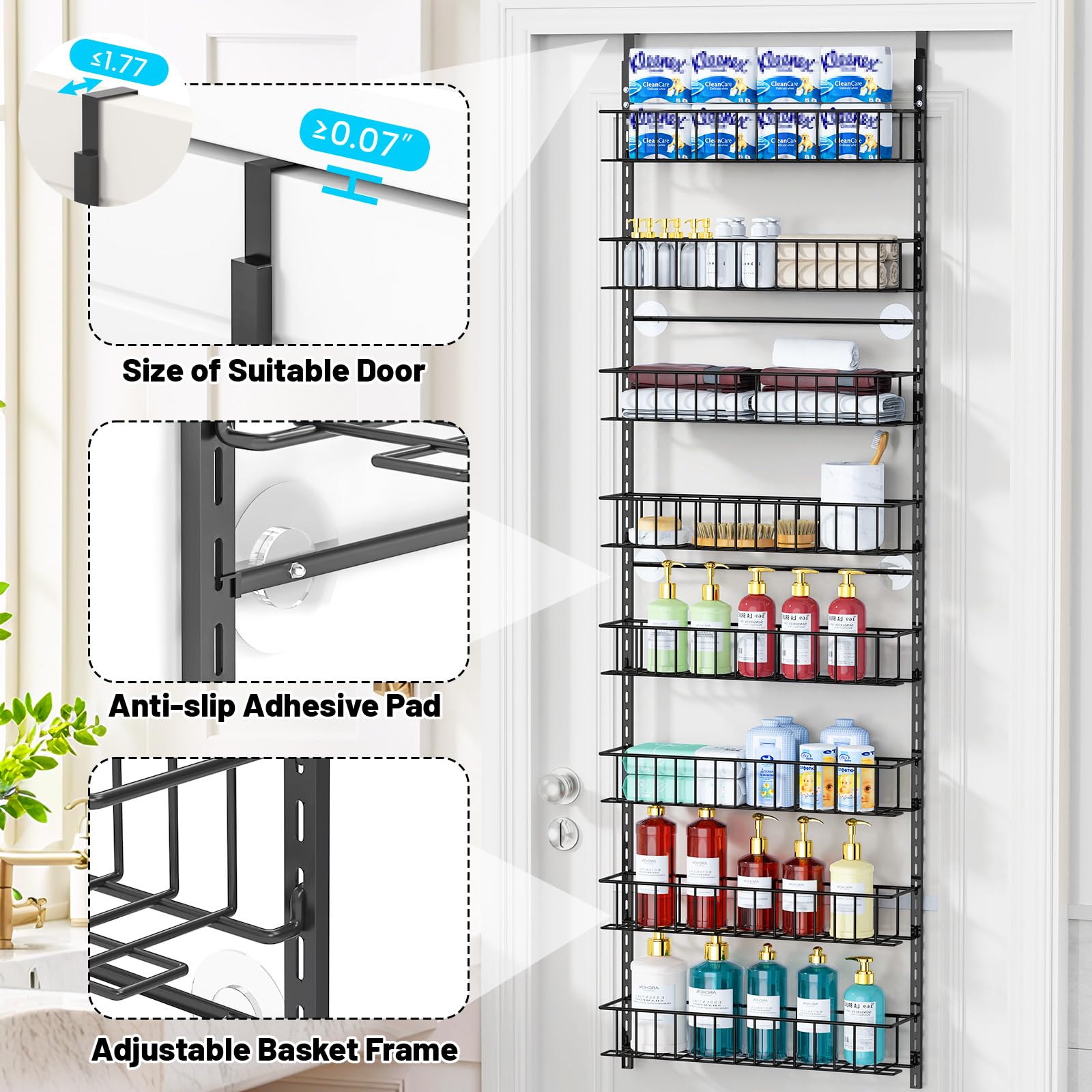 ElegantArray easy-tool-free installation with adhesive keeps installation simple.