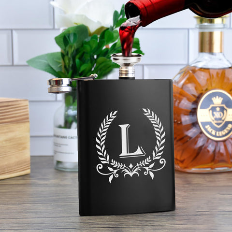 ELEGANTPARK 8oz hip flask with funnel enables easy filling on the go.