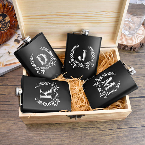 ElegantPark dad birthday gift flask, compact and portable.