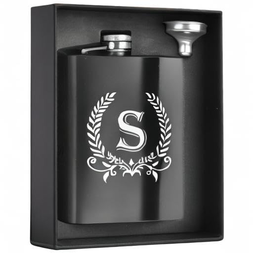 ELEGANTPARK gift-ready packaging with engravable flask, ready to gift.