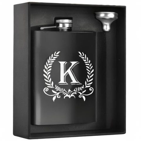 ELEGANTPARK personalized flask for dad or husband gifts