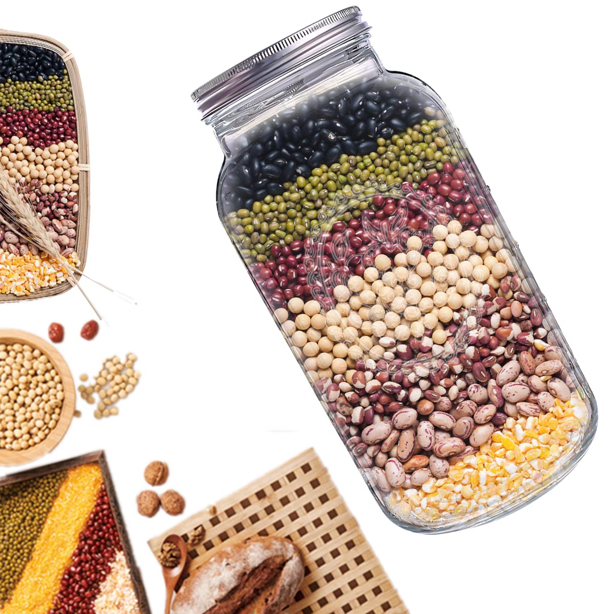 ElegantTime meal-prep jar demonstrates versatile food storage and efficient prep