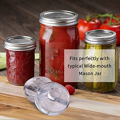Eleganttime clear, smooth glass weights with a flat bottom to minimize air pockets.