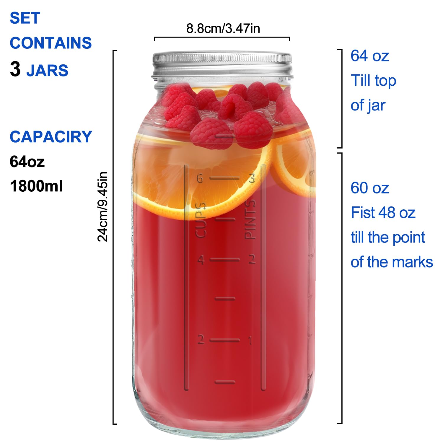 Eleganttime reusable and recyclable mason jars support sustainable kitchen storage.