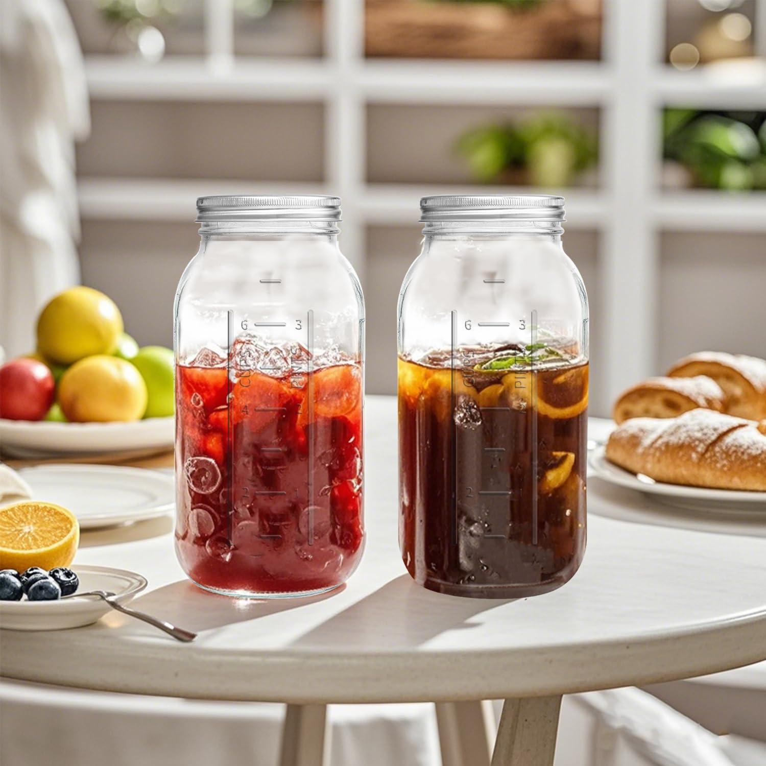 Eleganttime silver airtight lids provide a reliable seal for preserves and sauces.