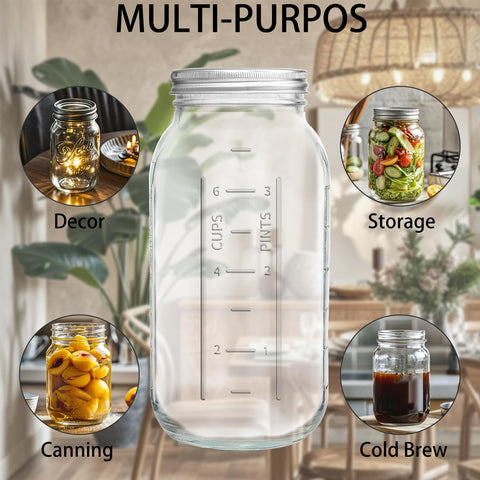 Eleganttime wide-mouth design improves cleaning access and jar handling.