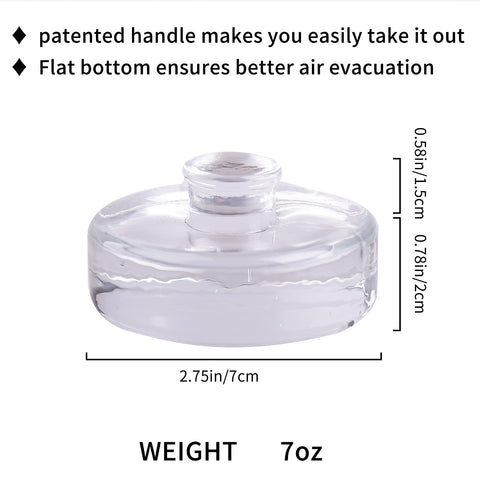 Eleganttime weights designed to fit 2.7-inch wide-mouth mason jars.