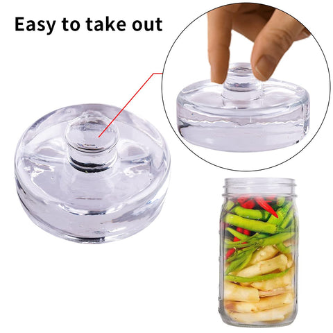 Eleganttime wide-mouth jar weights fitting standard mason jars