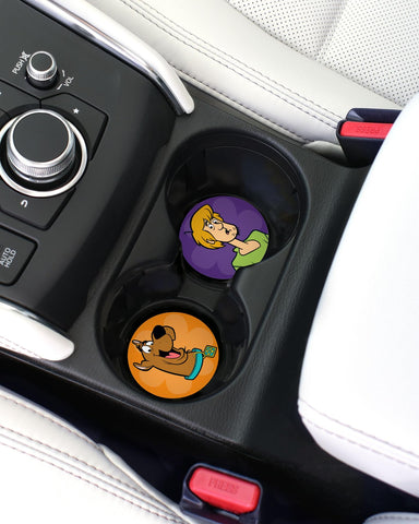 Elektroplate Scooby-Doo coaster universal fit for standard cup holders.