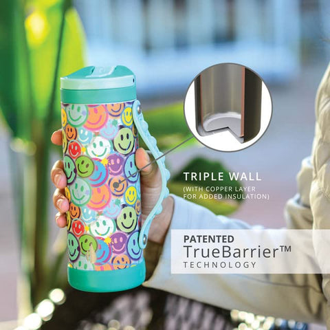 Elemental Iconic 14oz size fits backpacks and lunchboxes.