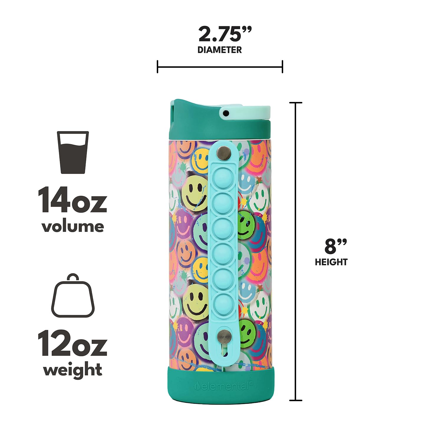 Elemental Iconic gift-ready design for school and activities.