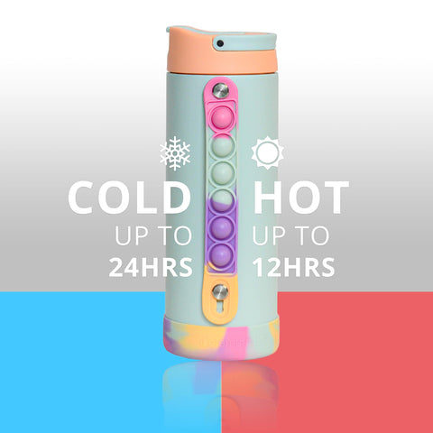 Elemental leak-proof design prevents spills in bags and desks