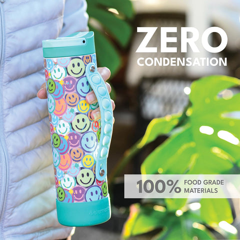 Elemental Iconic Kids Water Bottle silicone boot protects from drops