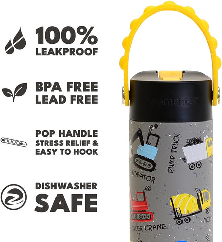 Elemental compact 7.8-inch height fits cup holders.