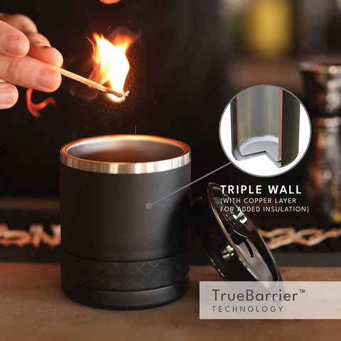 Elemental Recess Lowball Tumbler is a travel-friendly hot or cold companion.