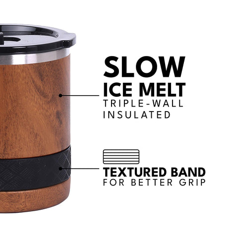 Elemental Recess silicone grip offers a comfortable, secure hold.