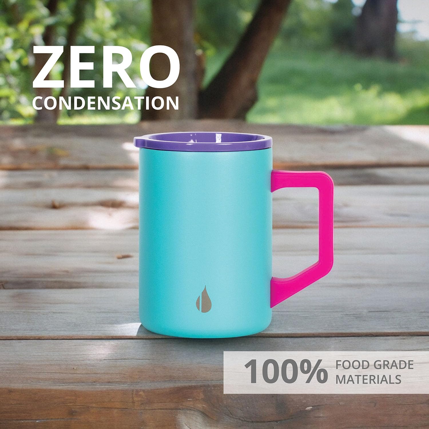 Elemental Summit ergonomic handle offers comfortable grip during commutes and hikes.