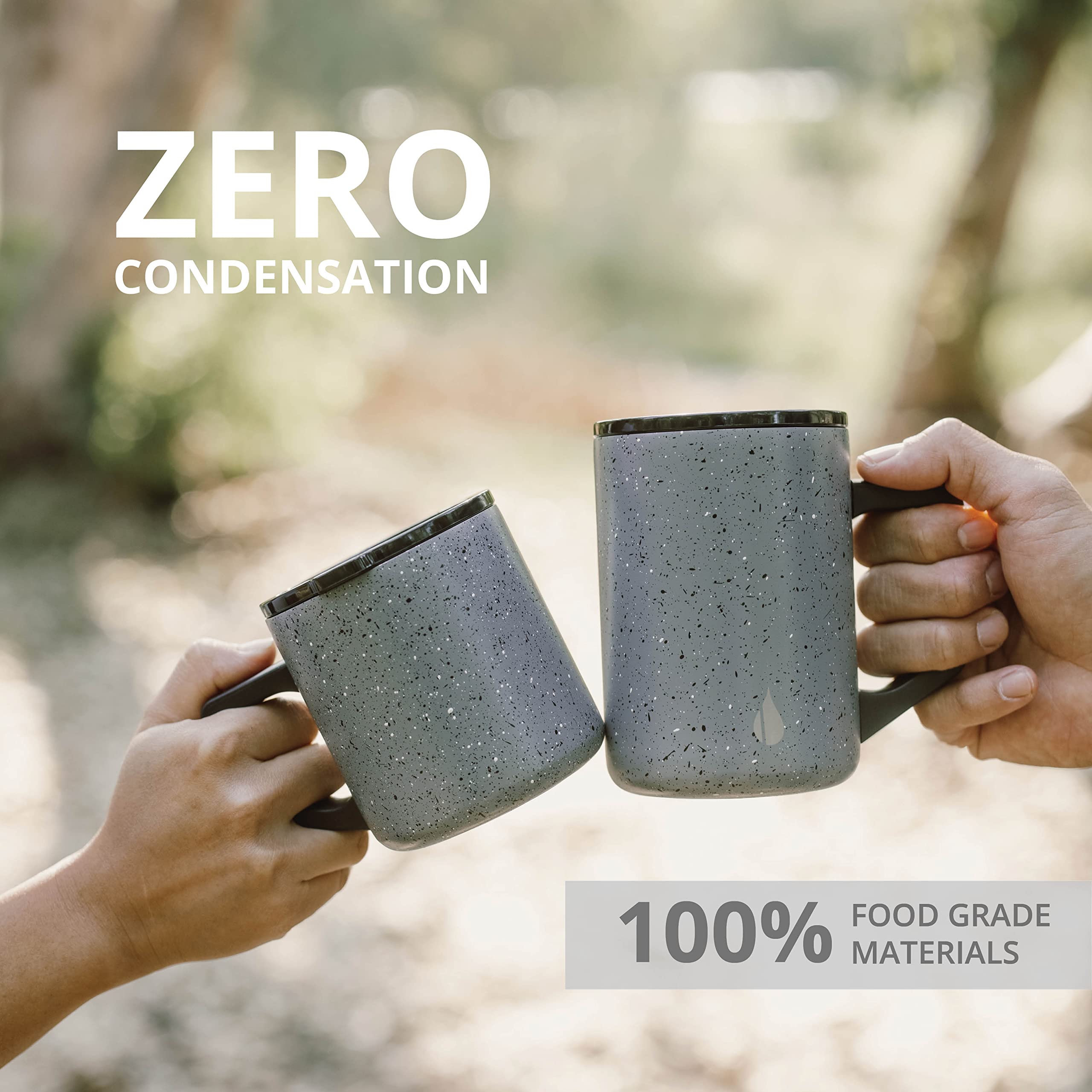 Elemental Summit mug made from durable 18/8 stainless steel