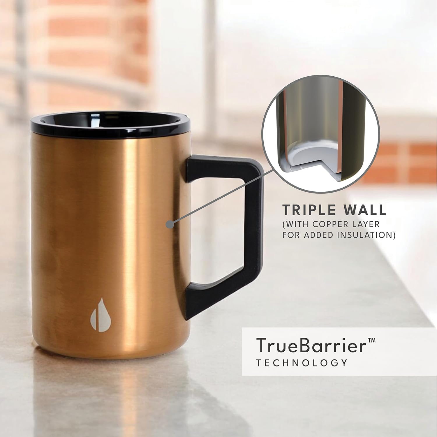 Elemental Summit mug in outdoor camping setting, ready for adventures.