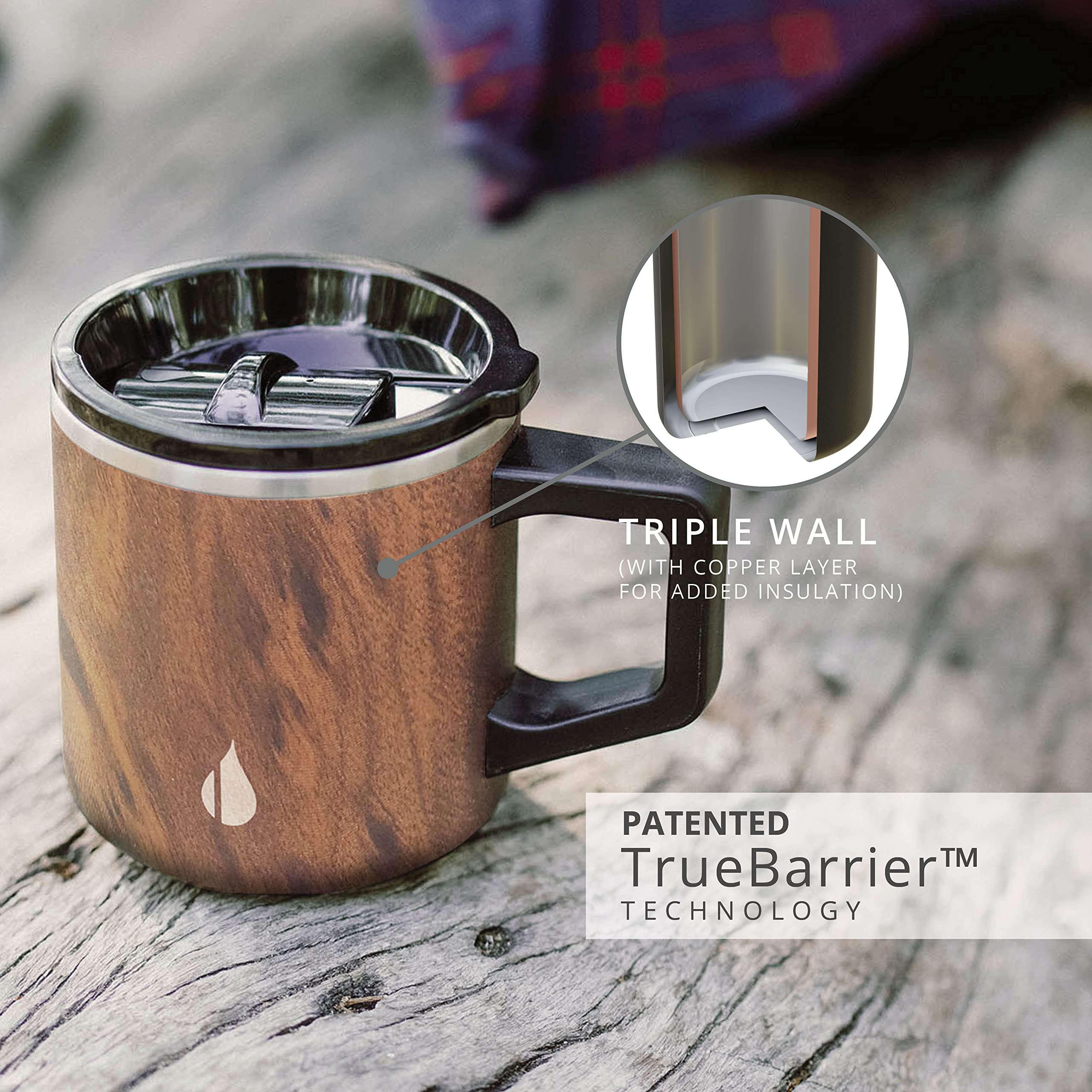 Elemental Summit outdoor camping scene highlights rugged, portable use.