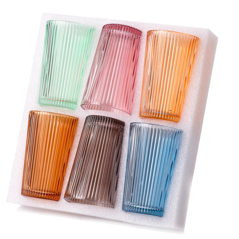 ELERGIFTS modern vertical ribbing enhances grip during everyday beverages