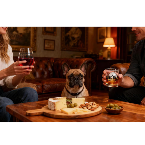 ELERGIFTS dad glass features straight lines and crisp clarity