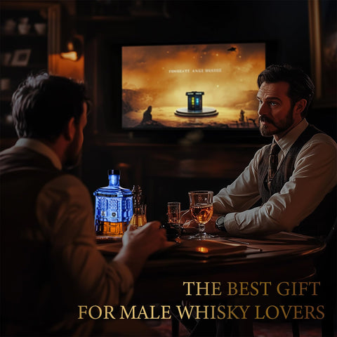 ELERGIFTS lead-free glass clarity maintains spirits' purity