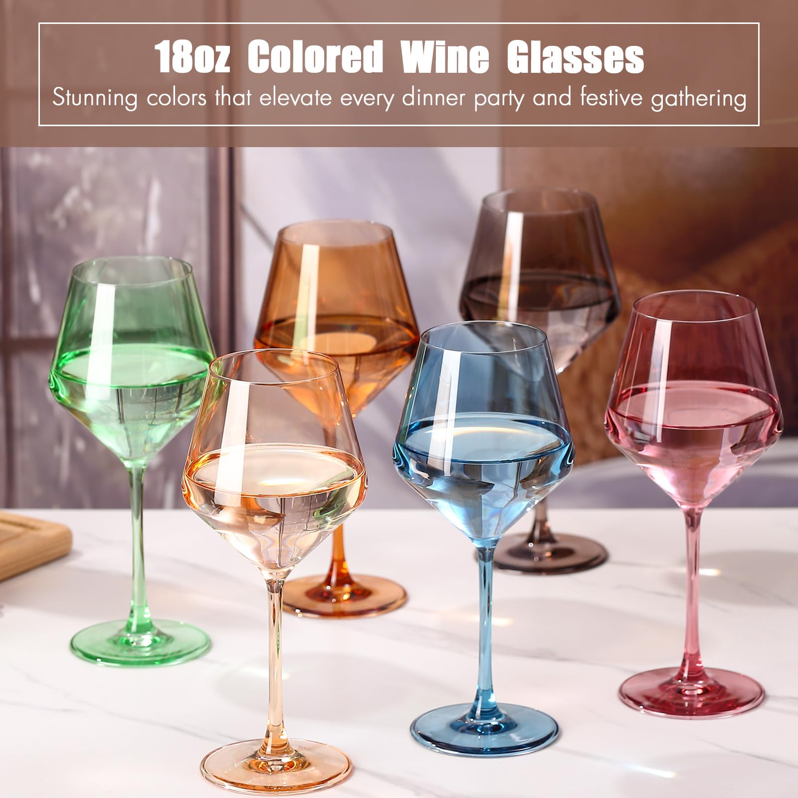 ELERGIFTS table-ready set elevates entertaining with color and style.