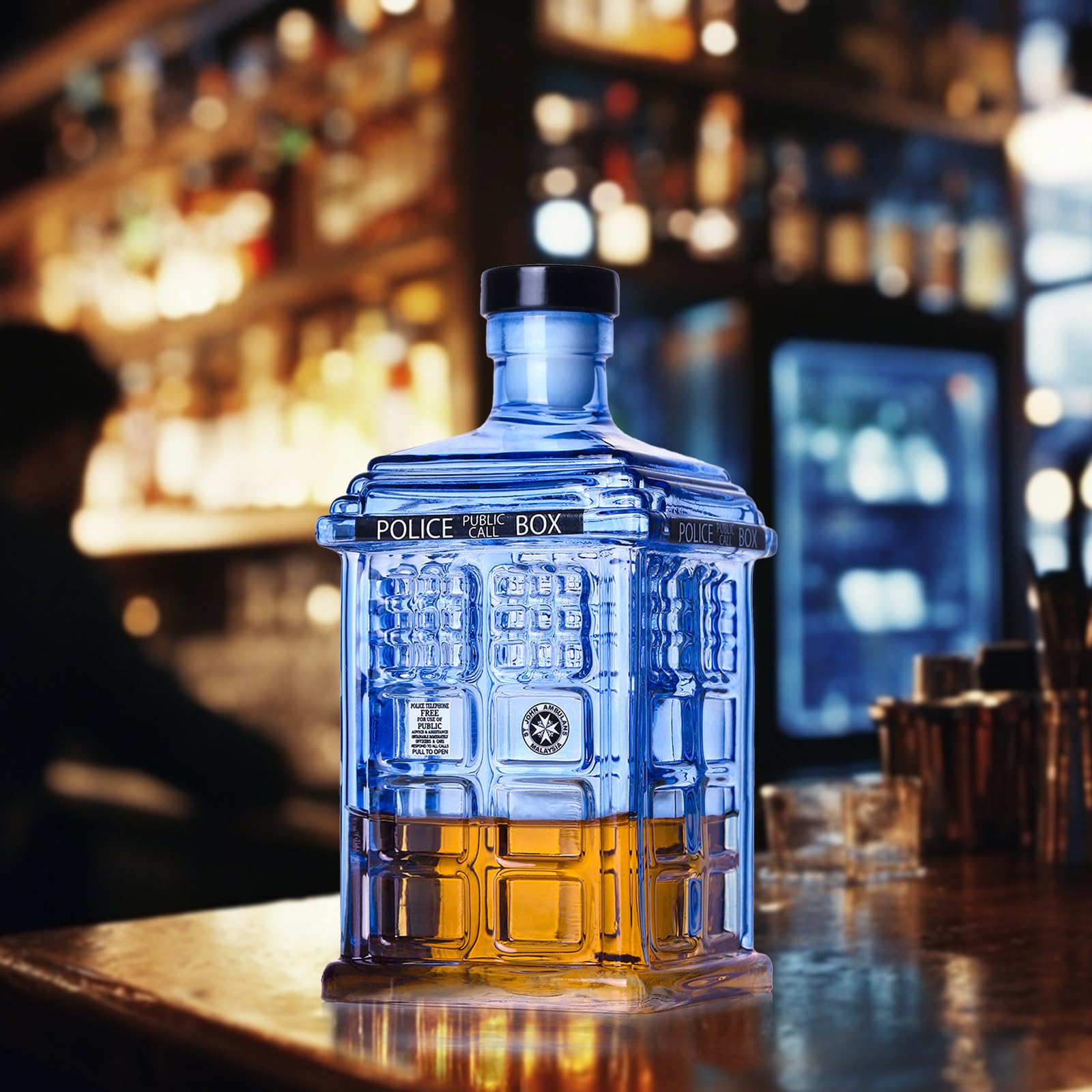 ELERGIFTS tardis decanter stopper highlighting leak-free seal