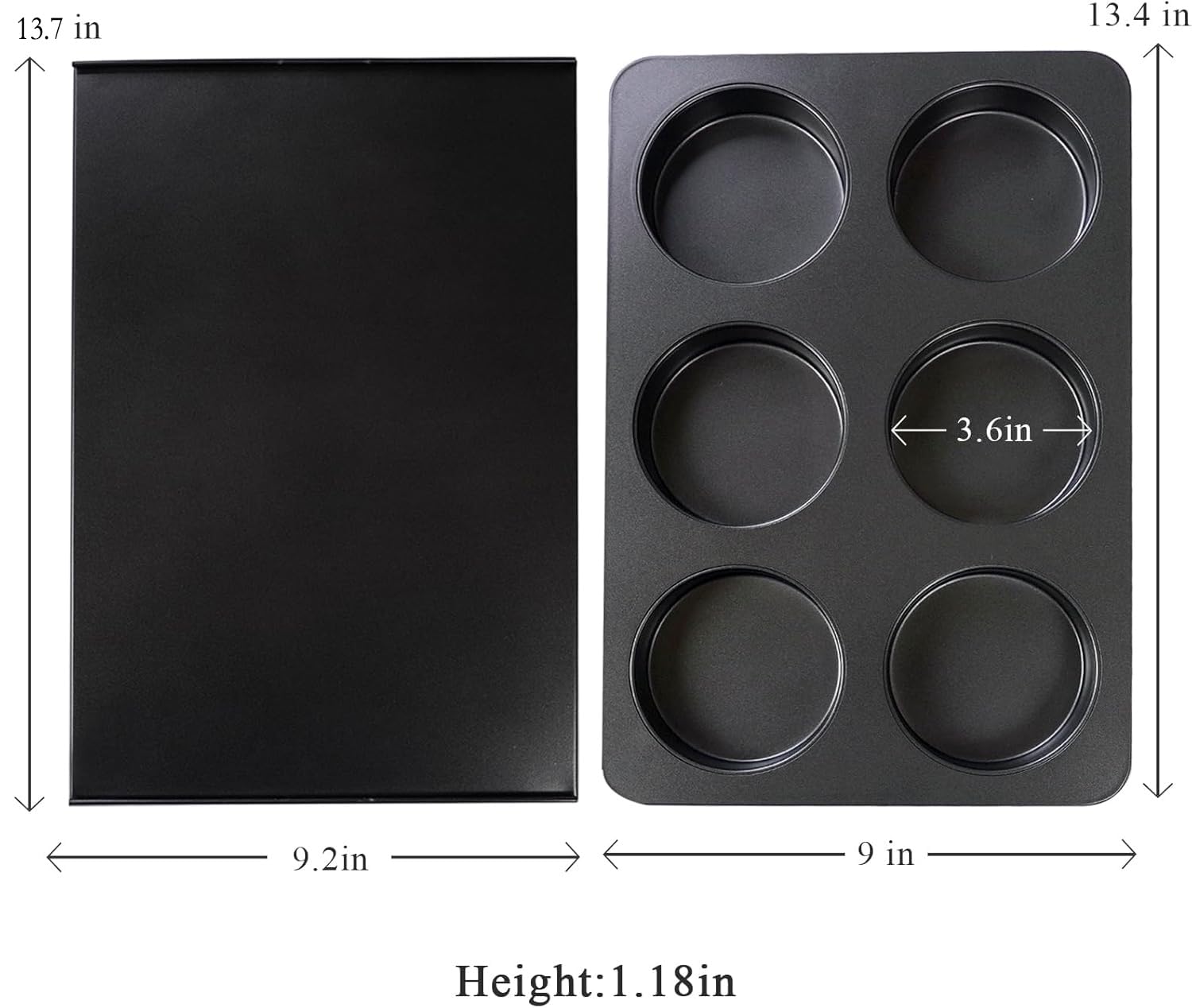 Elesinsoz nonstick coating enables easy release and quick cleanup on muffin pan.