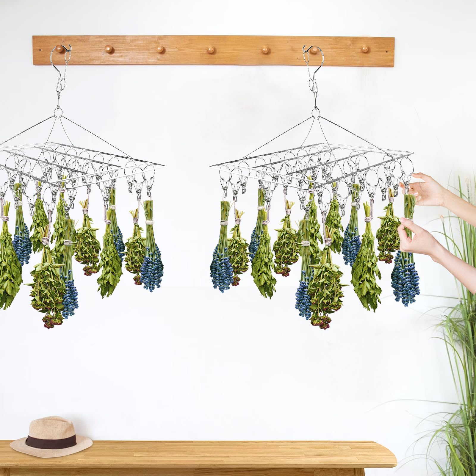 Elesunory laundry-drying use demonstrates versatility beyond herbs.