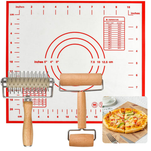 Elesunory pizza docker: even docking to prevent air bubbles and ensure even bake.