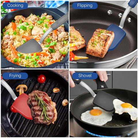 Elesunory silicone spatula dishwasher safe for quick cleanup after cooking