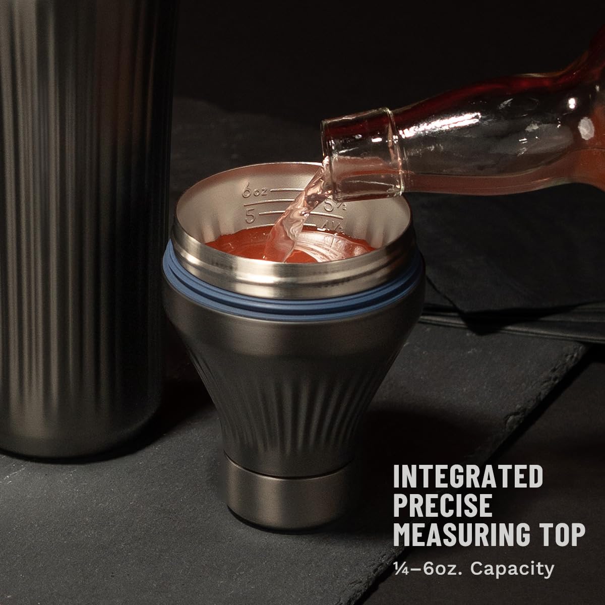 Elevated Craft Diamond Edition shaker ergonomic Art Deco grip for secure handling