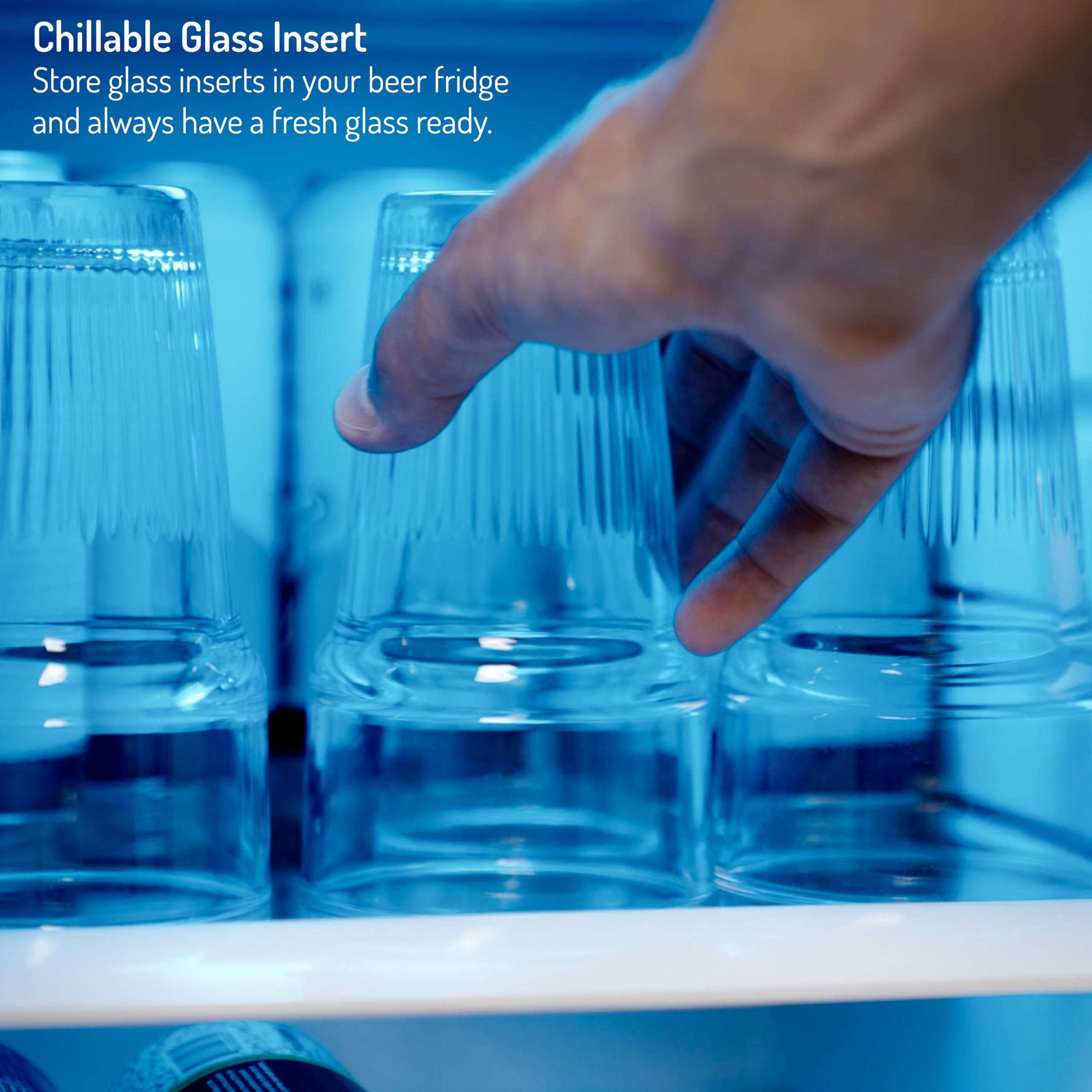 Elevated Craft dishwasher safe glass insert simplifies cleanup after parties.