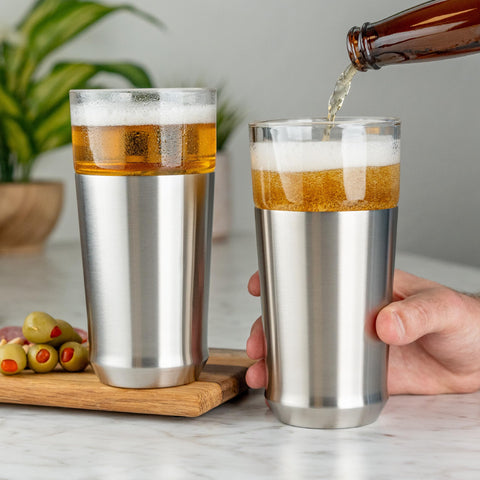 Elevated Craft freezeable insert enables extra chilly drinks.