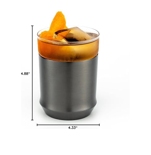 Elevated Craft Hybrid Cocktail Glass durable, everyday-use design for cocktails and hot drinks.