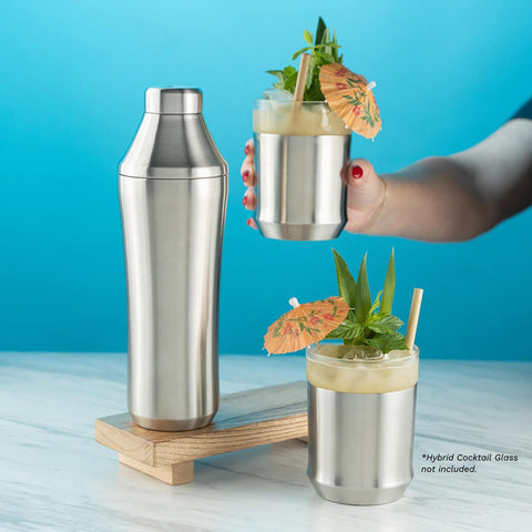 Elevated Craft shaker is dishwasher safe for quick cleanup.