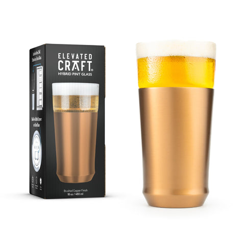 Elevated Craft outdoor entertaining beer glass suits porch gatherings and barbecues.