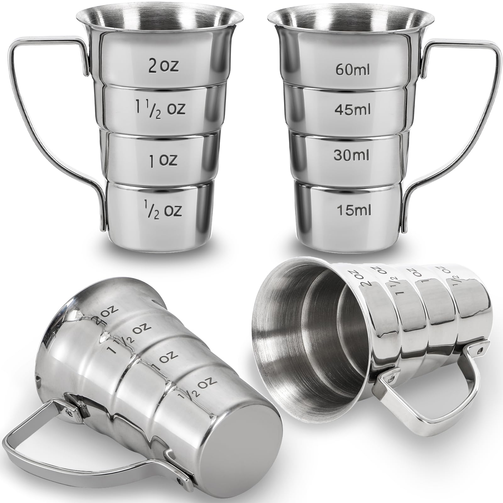 ELFULLY ergonomic handle design provides comfortable grip for extended bartending sessions.