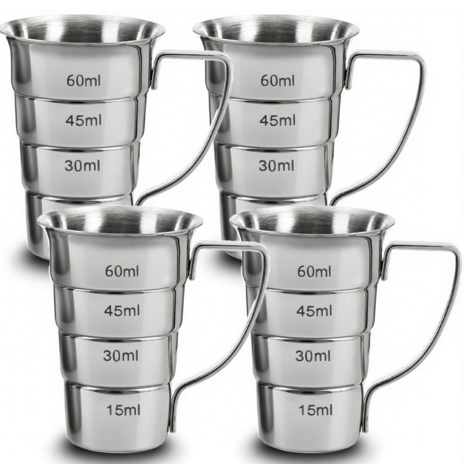 ELFULLY versatile jiggers suit cocktails, wine, lemon juice, tea, and more.