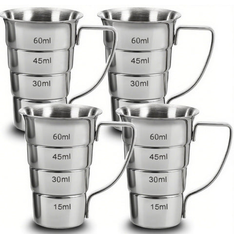 ELFULLY versatile jiggers suit cocktails, wine, lemon juice, tea, and more.