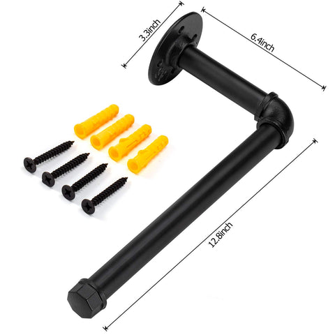 Elibbren wall-mount paper towel holder for bathroom, keeps towels accessible.