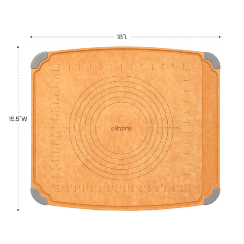 Elihome cutting board ships with a 2-year warranty